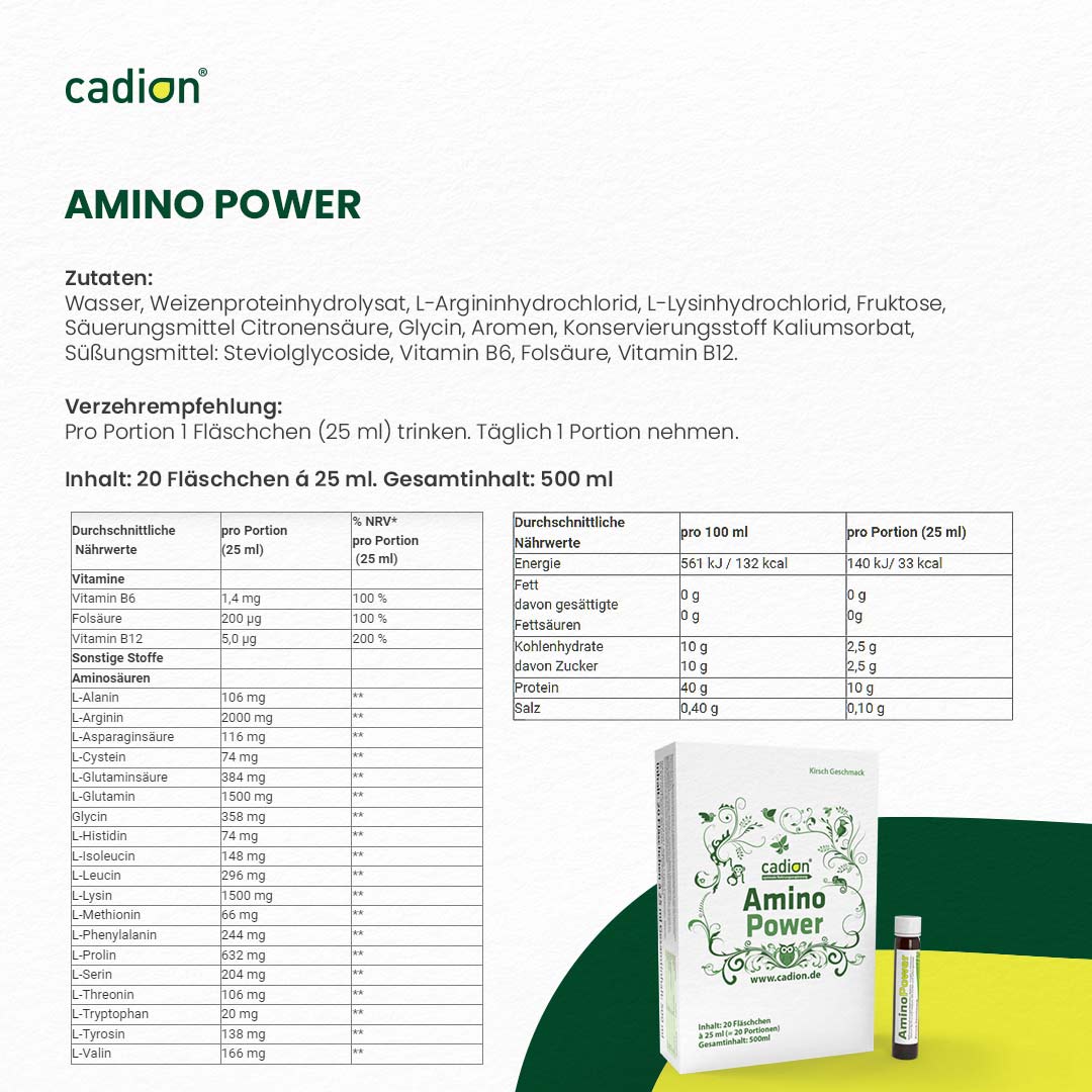 Amino Power Trinkampullen