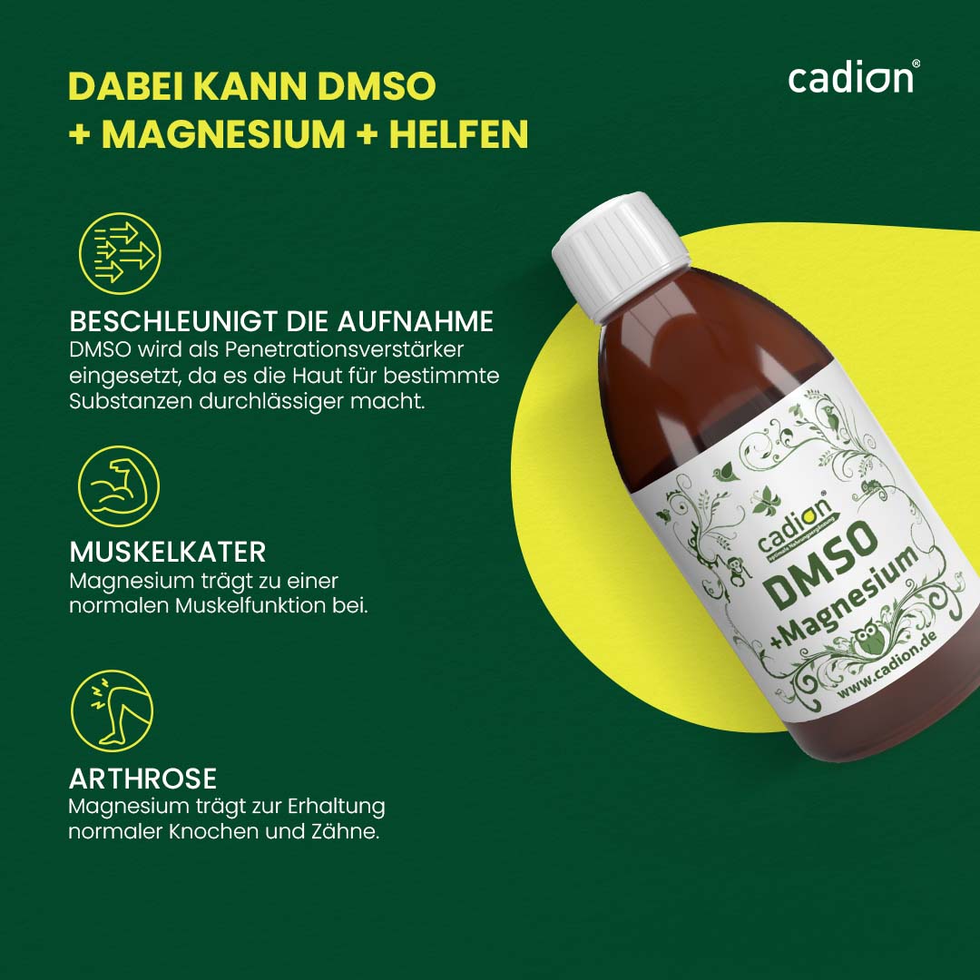 DMSO + Magnesiumöl