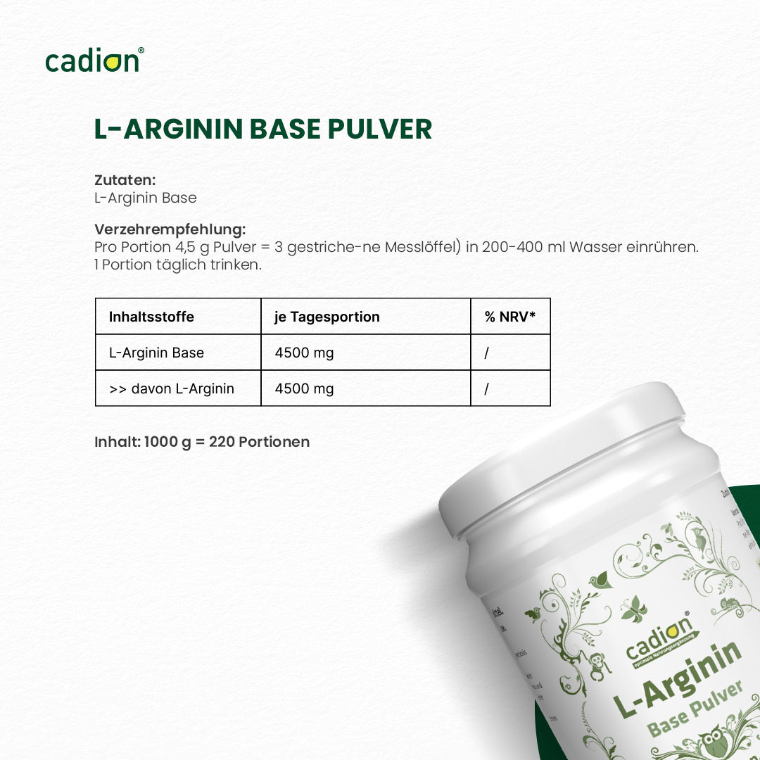 L-Arginin Base Pulver