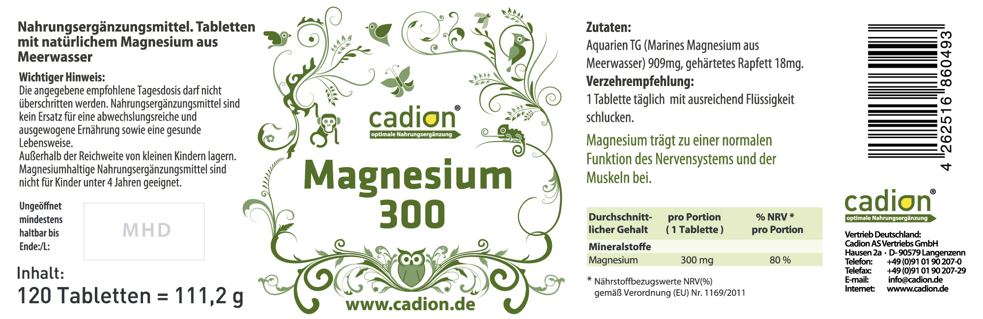 Magnesium 300 (Tabletten)