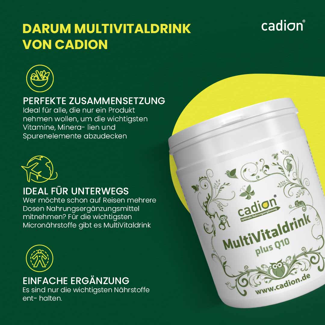 Multi Vitaldrink plus Q10 5+1 Sparpack