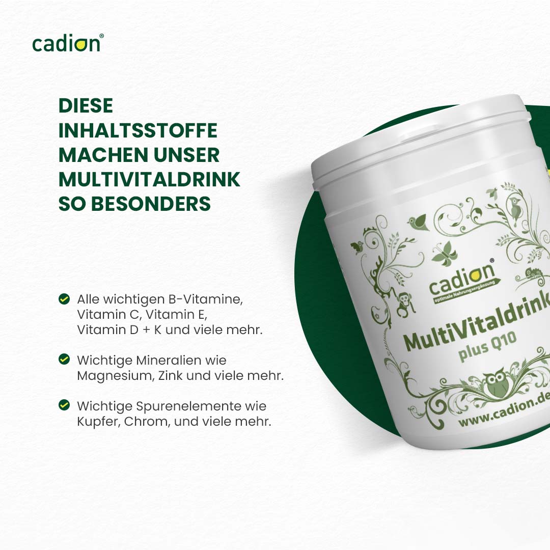 Multi Vitaldrink plus Q10 5+1 Sparpack