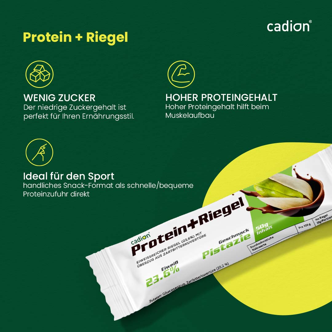 Protein+ Riegel Pistazie