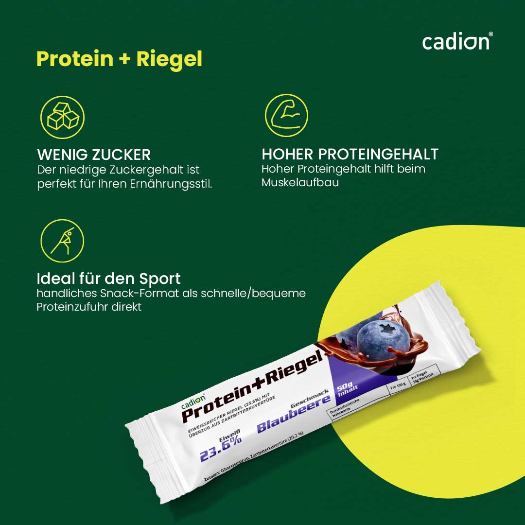 Protein+ Riegel Blaubeere
