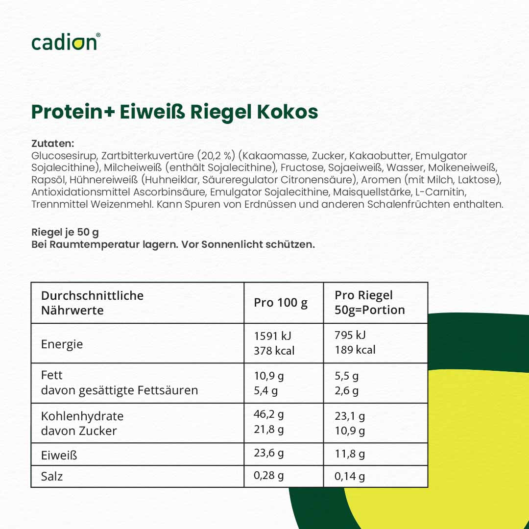 Protein+ Riegel Kokos