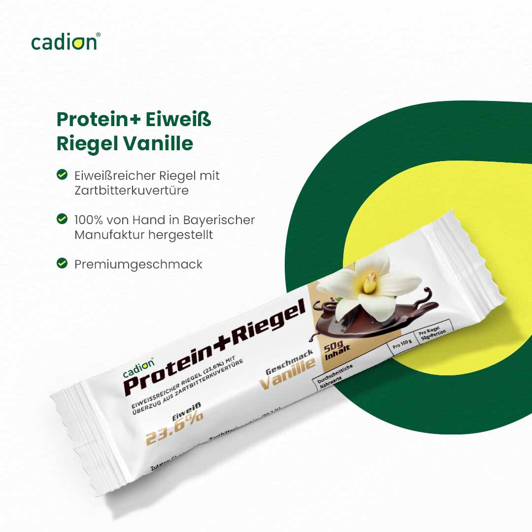 Protein+ Riegel Vanille