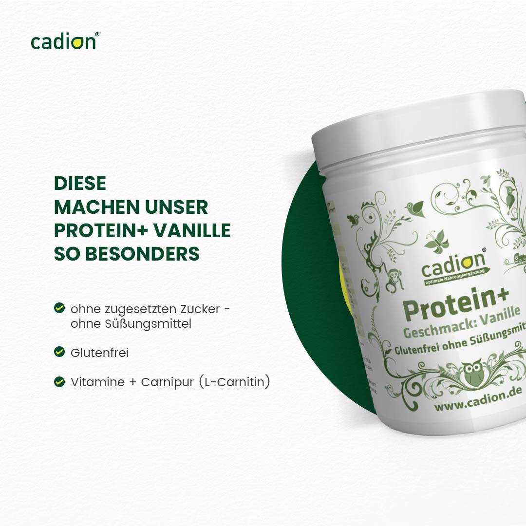 Protein+ Eiweiß Vanille (750g) Sparpack 5+1