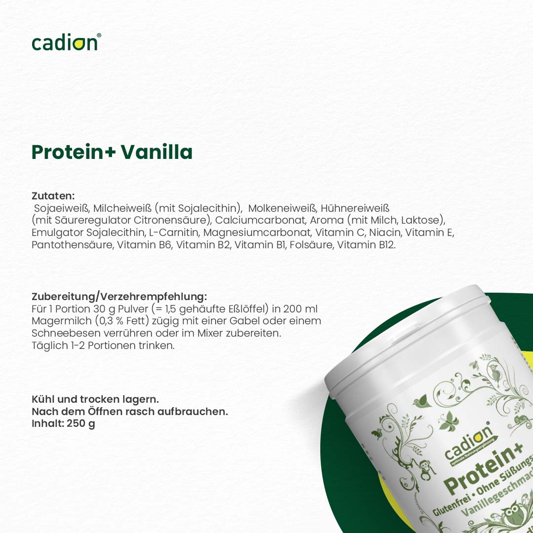 Protein+ Eiweiß Vanille (250g)