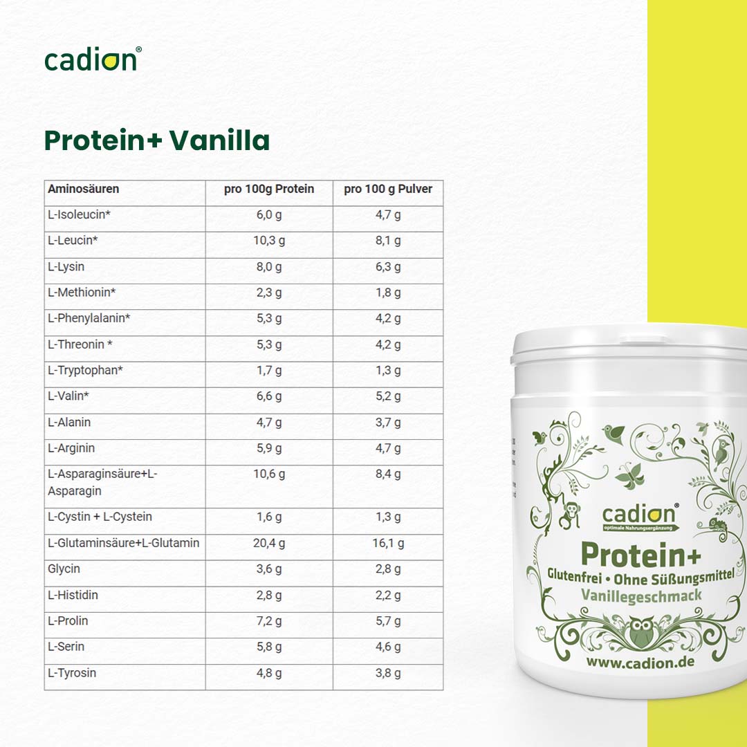Protein+ Eiweiß Vanille (250g)