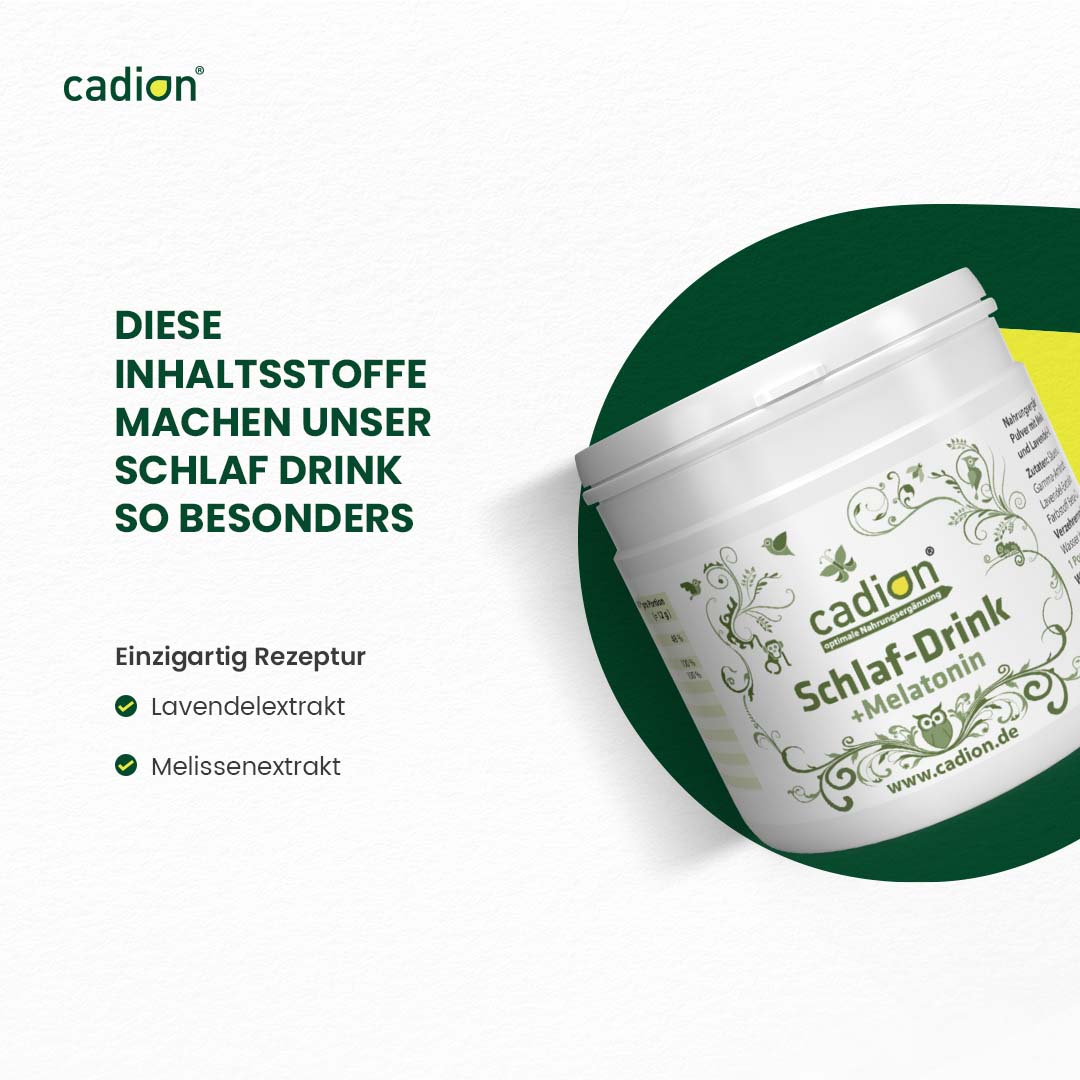 Schlafdrink mit Melatonin