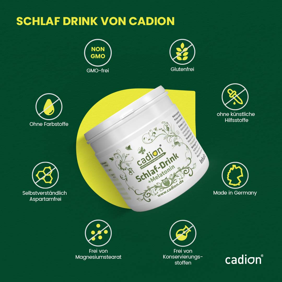 Schlafdrink mit Melatonin