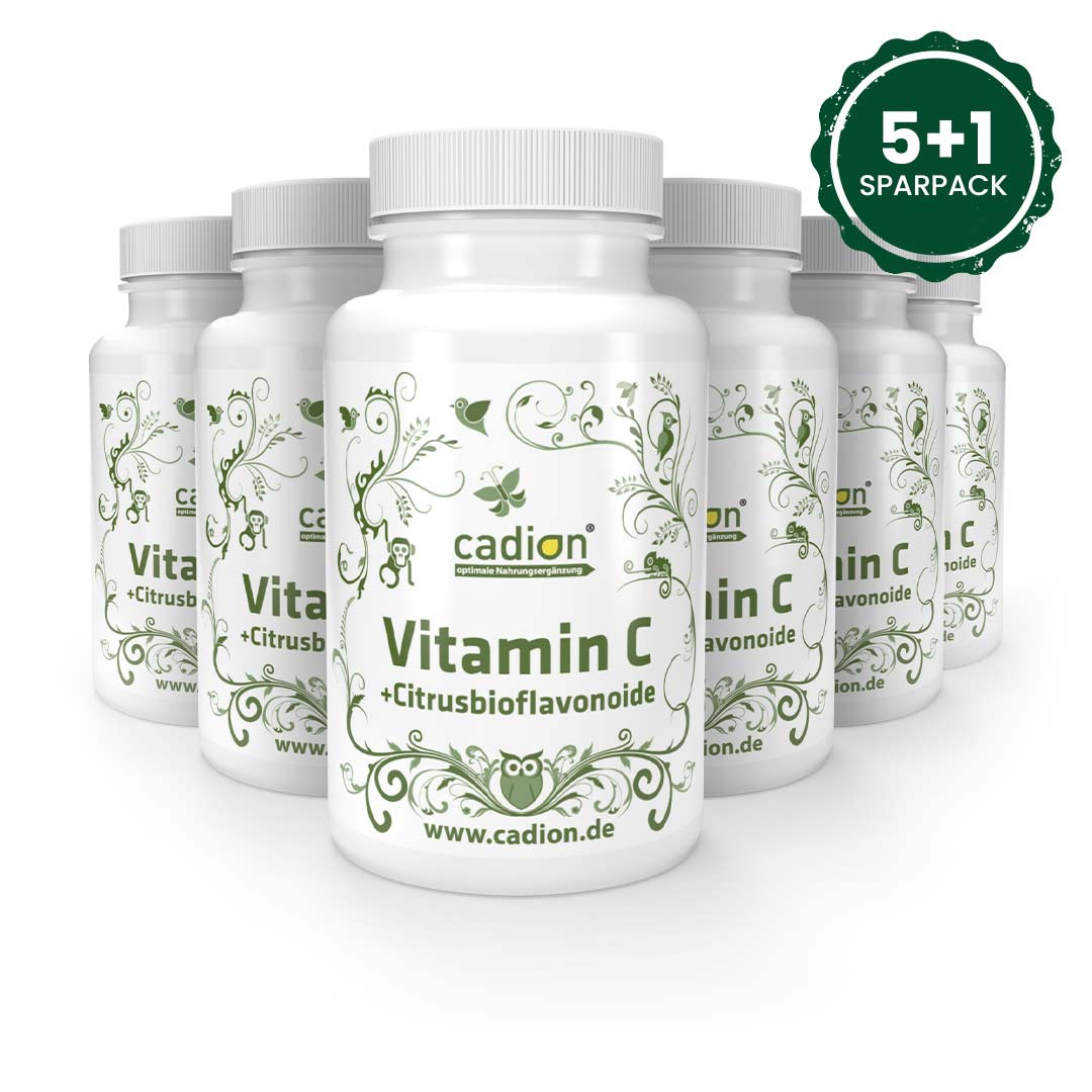 Vitamin C + Citrus-Bioflavonoide 5+1 Sparpack