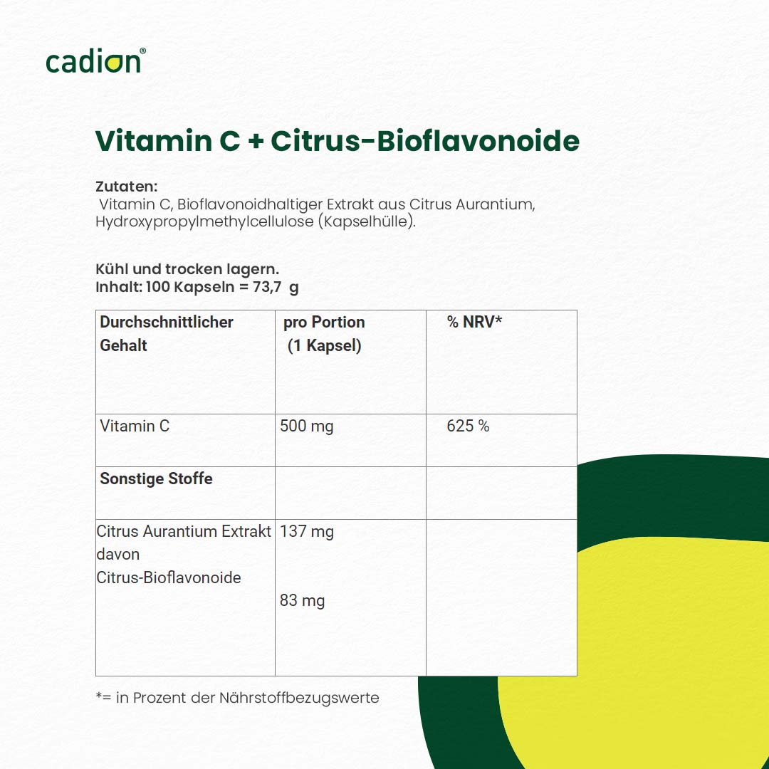 Vitamin C + Citrus-Bioflavonoide