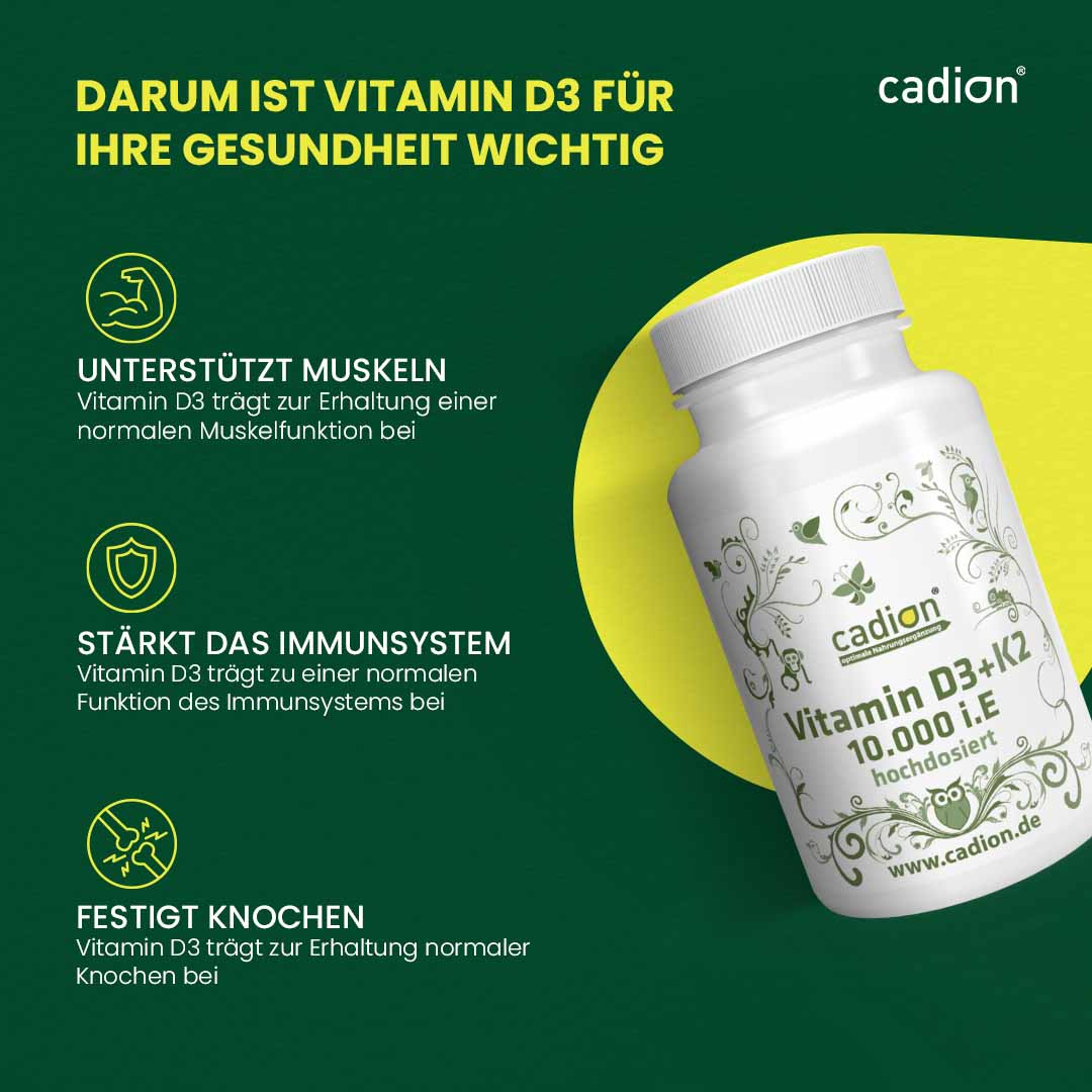 Vitamin D3 + K2 (10.000 i.E.)
