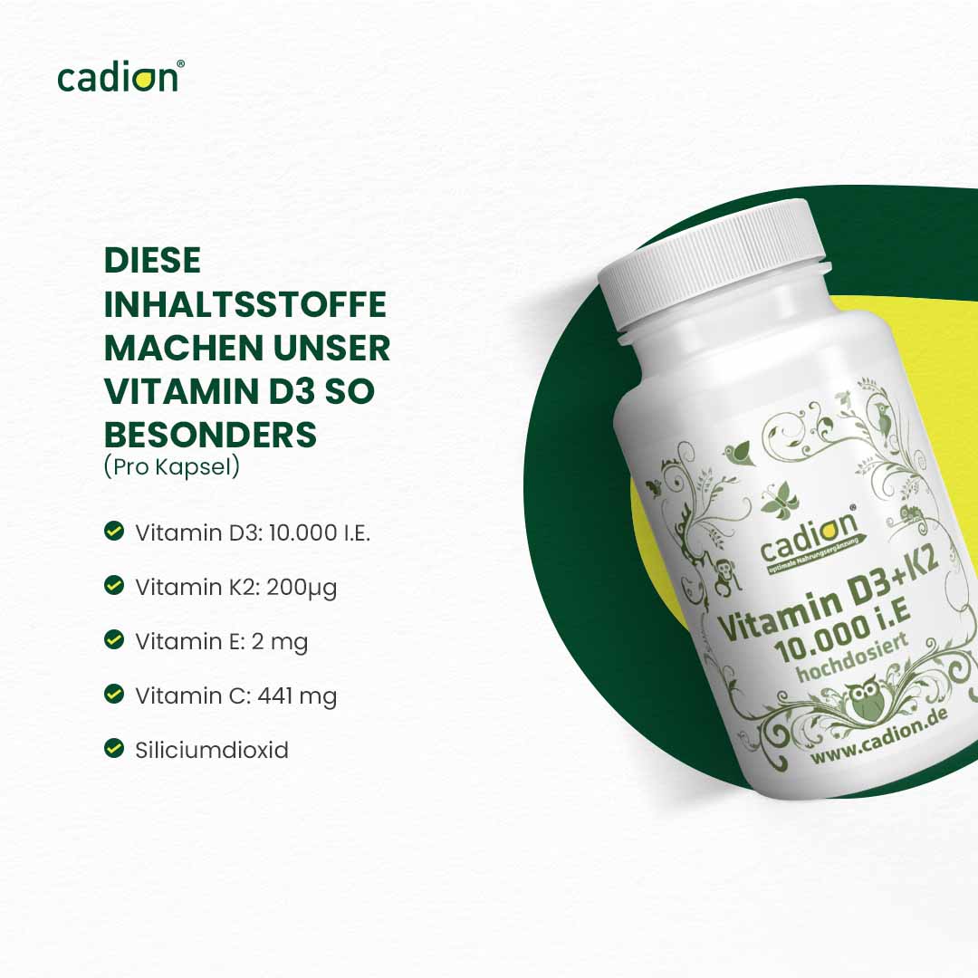 Vitamin D3 + K2 (10.000 i.E.)
