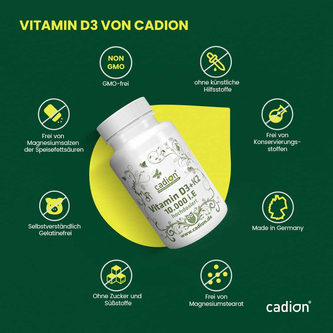 Vitamin D3 + K2 (10.000 i.E.)