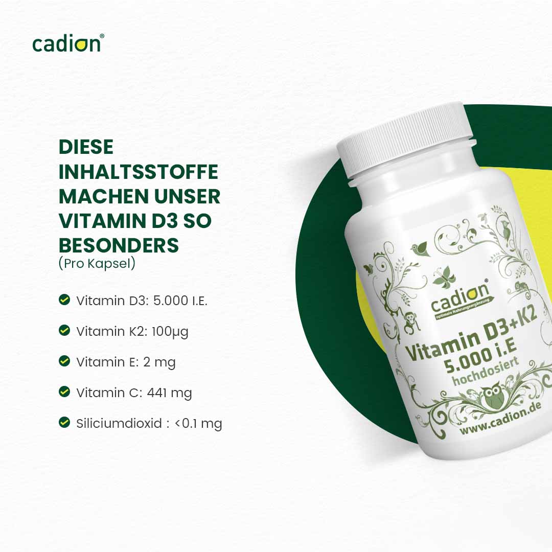 Vitamin D3 + K2 (5.000 i.E.)
