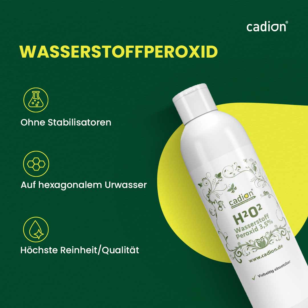 Wasserstoffperoxid 3,5% unstabilisiert (Pur)