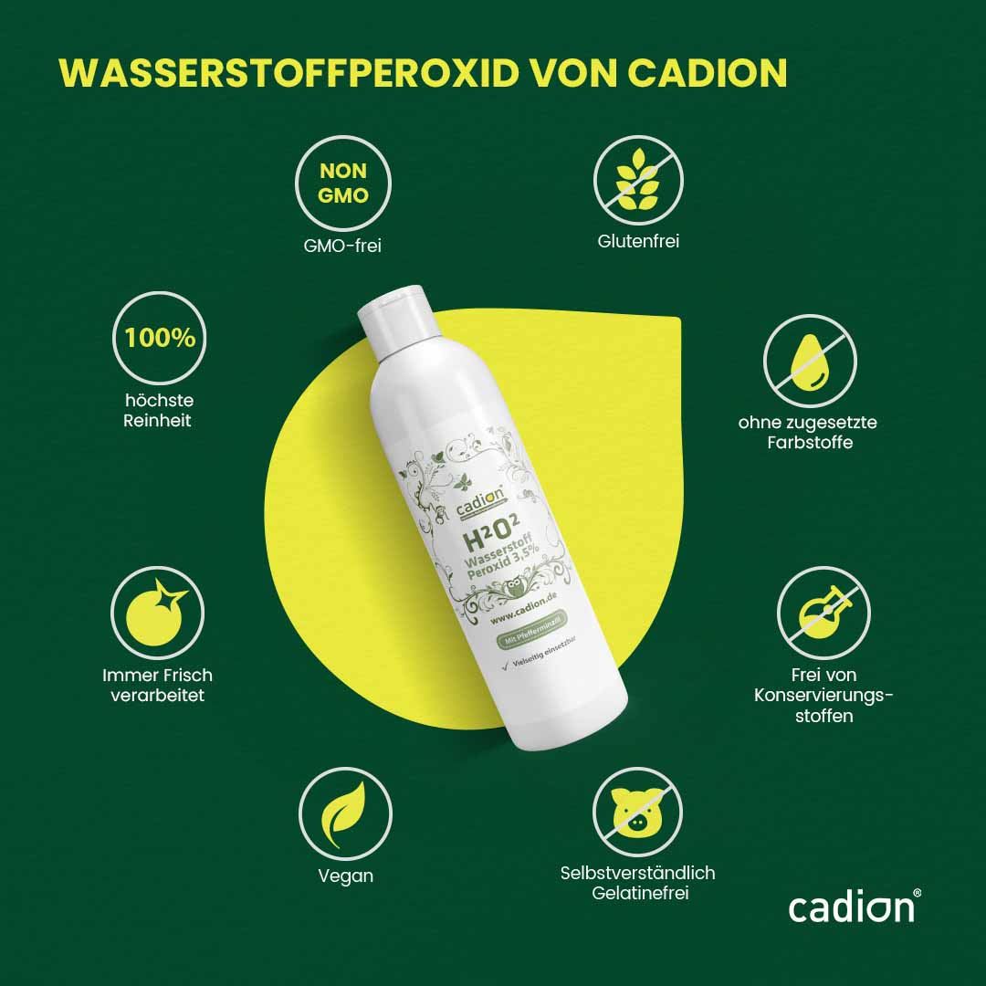 Wasserstoffperoxid 3,5% unstabilisiert (Pfefferminz) Sparpack
