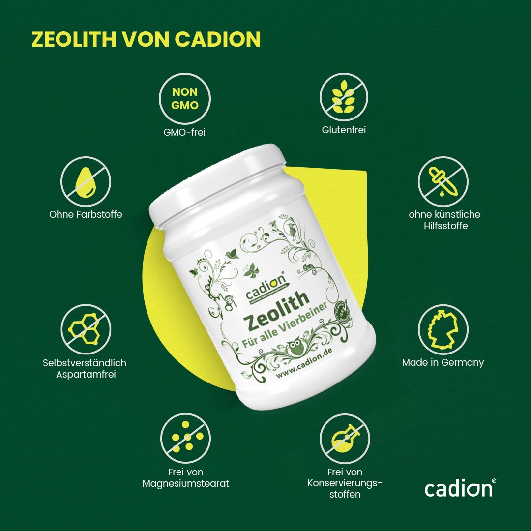 Zeolith Klinoptiloltith Vierbeiner 50µg