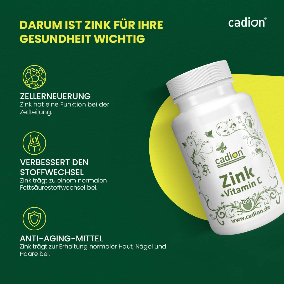 Zink+ Vitamin C 5+1 Sparpack