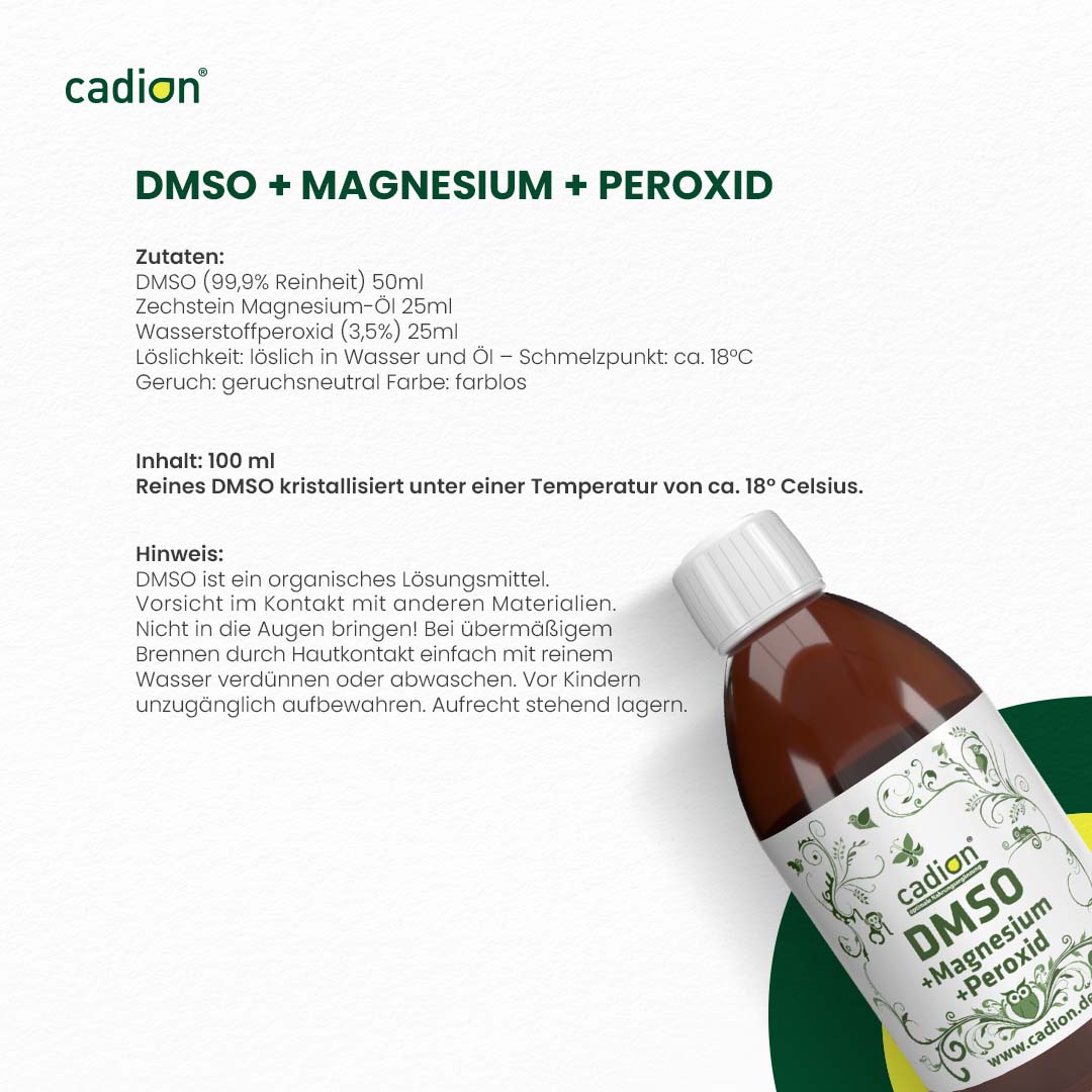 DMSO + Magnesiumöl + Peroxid