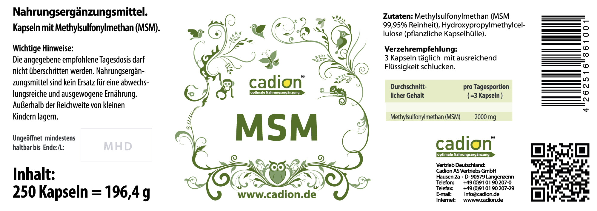 MSM (250 Kapseln)