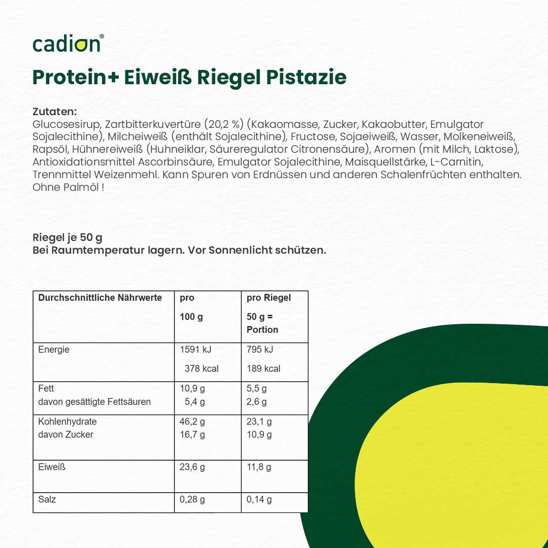 Protein+ Riegel Pistazie