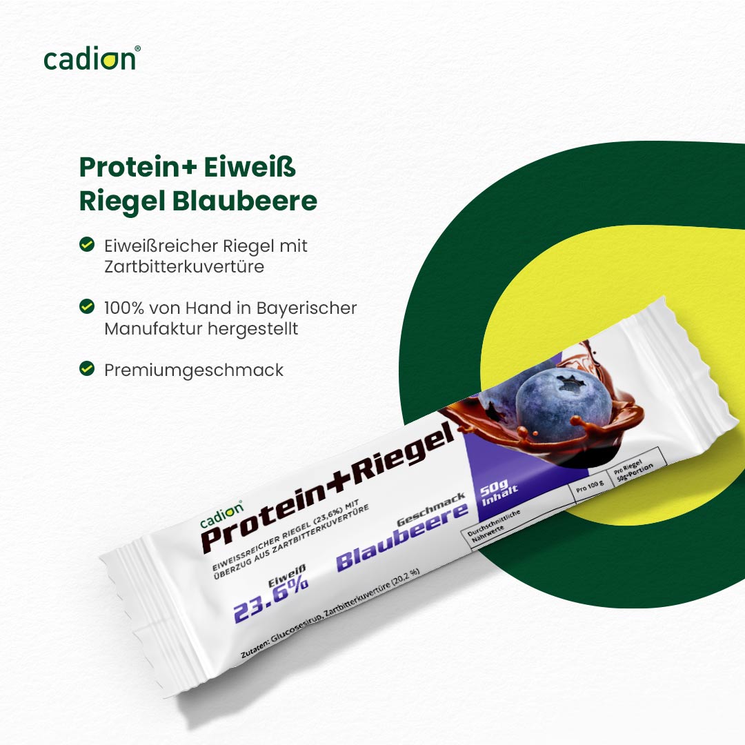 Protein+ Riegel Blaubeere