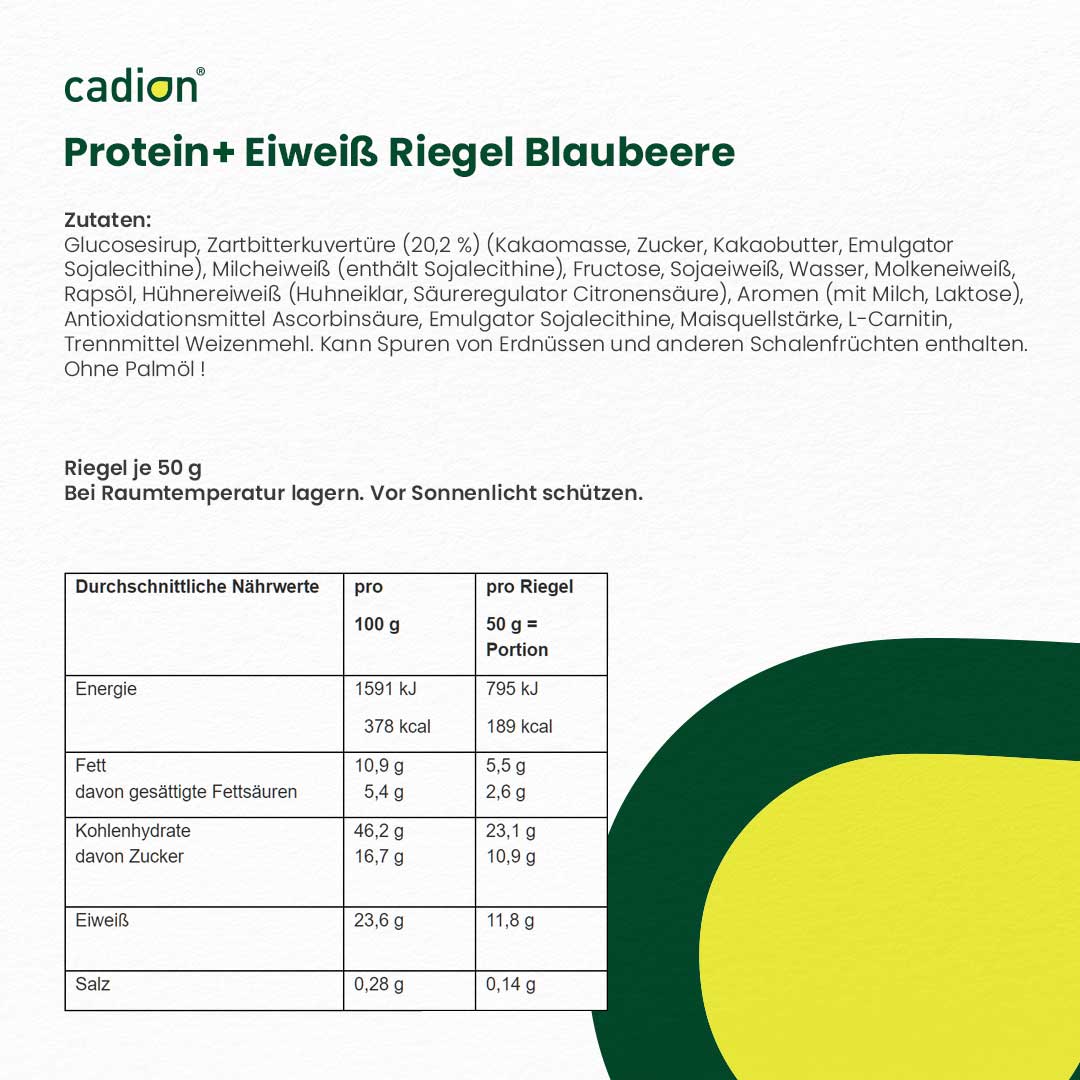 Protein+ Riegel Blaubeere