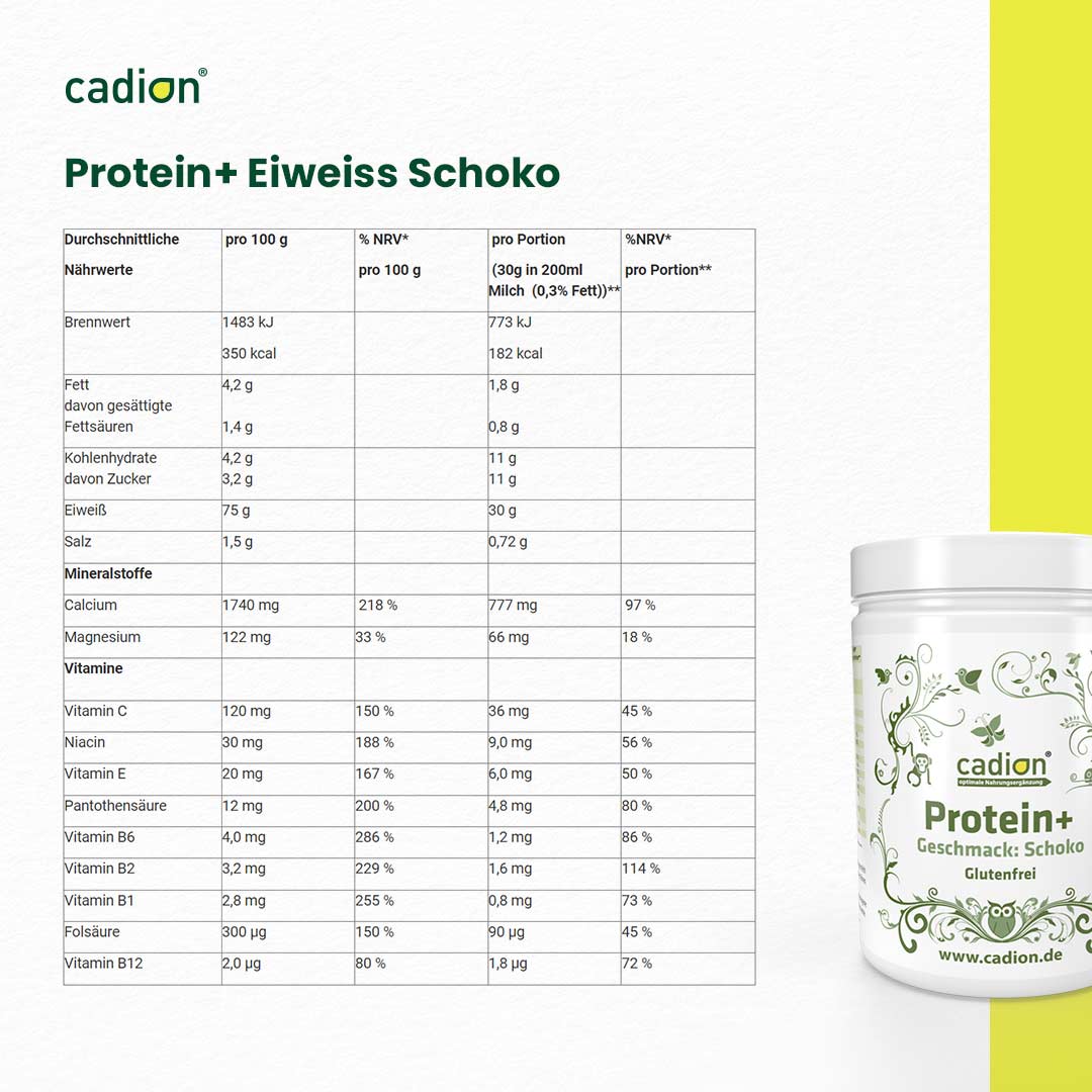 Protein+ Eiweiß Schoko (750g) 5+1 Sparpack