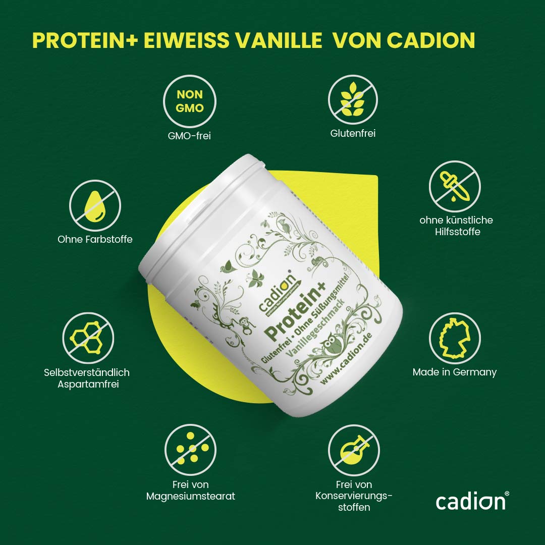 Protein+ Eiweiß Vanille (750g) 1+1 Sparpack