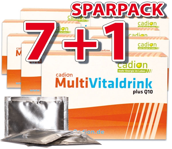 MultiVitaldrink plus Q10 (8 Pckg. zu 30 Beutel je 8g)